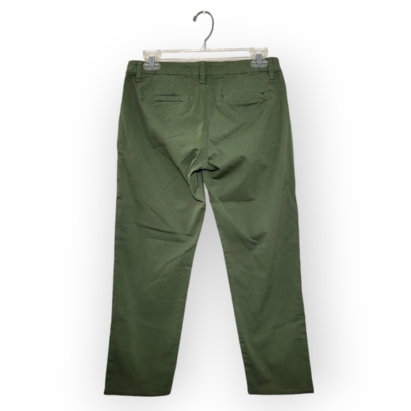 Frank & Eileen Wicklow Italian Chino Performance Twill Pants Army Green 2 - Picture 4 of 6
